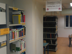 Lesesaal Untergeschoss, Nebenraum. Diplomarbeiten, Dissertationen, Habilitationsschriften der Universitt fr Bodenkultur